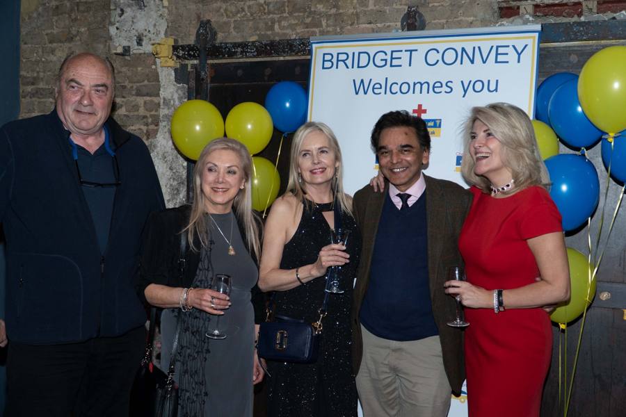 Guests at the book launch party